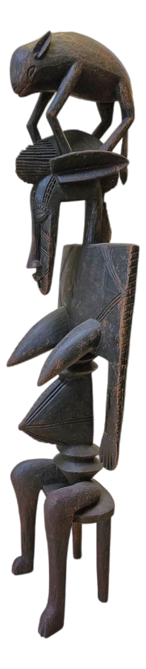 Vintage African Figure Sculpture, 1960s