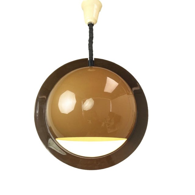Space Age Saturn Pendant Lamp in Guzzini Style, 1970s For Sale - Image 4 of 18