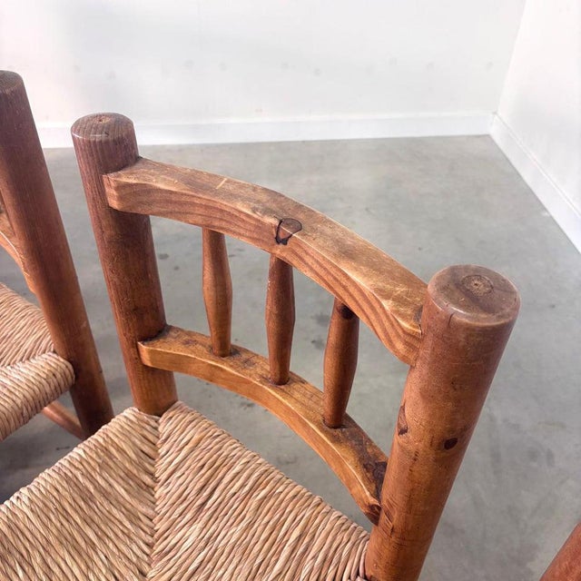 Vintage Farmer Chairs, 1960s, Set of 5 For Sale - Image 10 of 16