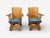 Krogenæs Møbler, Armchairs, Pine, Blue Fabric, Norway, 1970s For Sale - Image 4 of 13