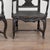 Black 19th Century Swedish Black Painted Pine Armchairs For Sale - Image 8 of 15