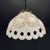 Farmhouse White Acrylic Modular Hanging Light Small Chandelier, Ukraine, 1970s For Sale - Image 9 of 16