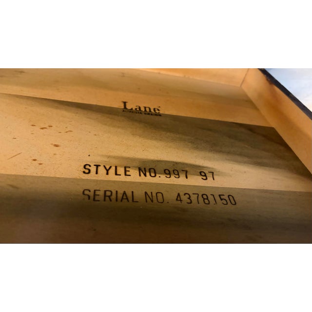 Mid-Century Modern Walnut Square Side Table by Lane Furniture, 1965 For Sale - Image 12 of 12