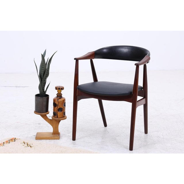Mid-Century Danish Teak Chair by Th. Harlev for Farstrup Møbler, 1960s For Sale - Image 4 of 16