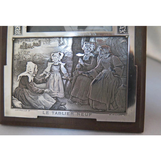 French Vintage Continental (French) "Storied" Photo Frame For Sale - Image 3 of 6