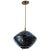 Ceramic Italian 1960s Indigo Ceramic Sphere Chandelier For Sale - Image 7 of 7