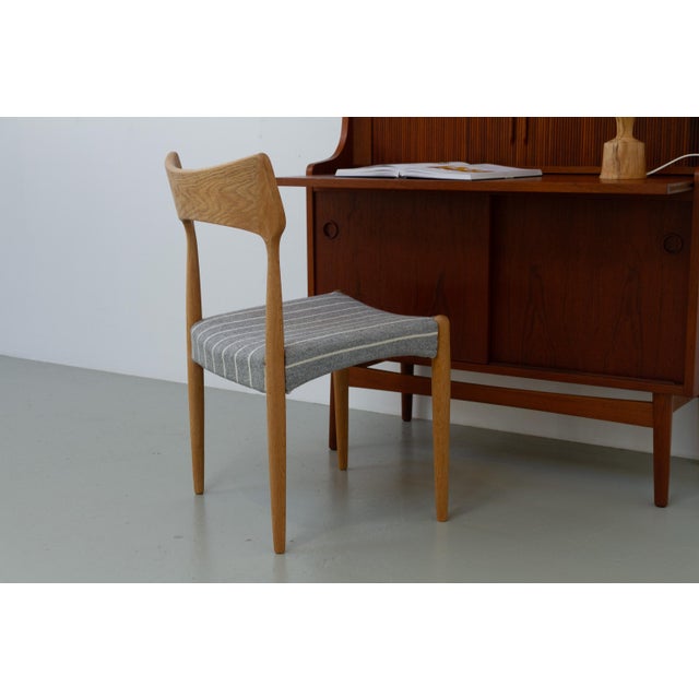Danish Modern Oak Side Chair by Bernhard Pedersen & Son, 1960s For Sale - Image 6 of 18