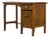 1940s Petite French Art Deco Oak Office Desk For Sale