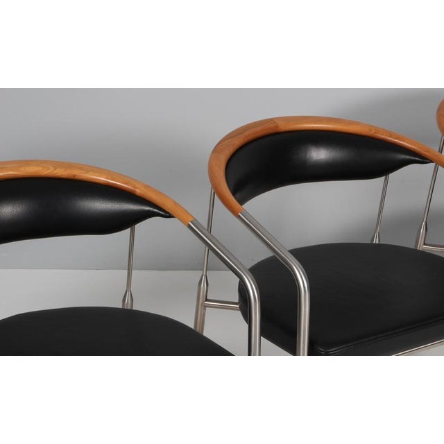 Chairman Armchairs by Henrik Tengler, 2010s, Set of 3 For Sale - Image 3 of 10