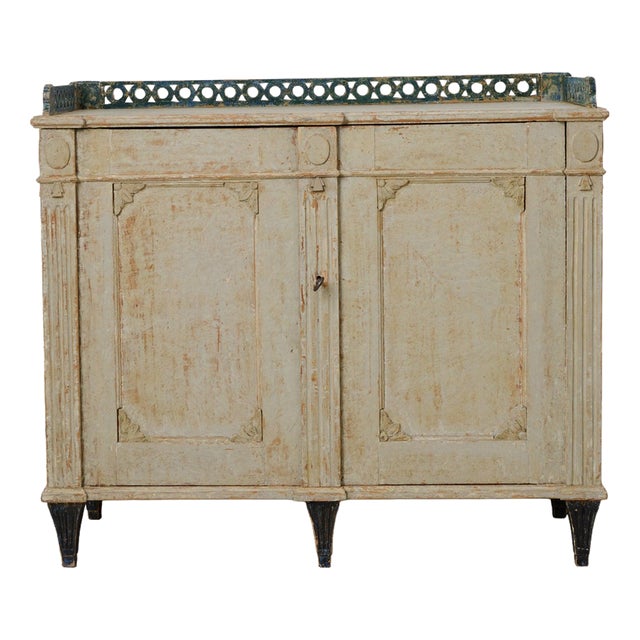 Antique Swedish Country Buffet For Sale