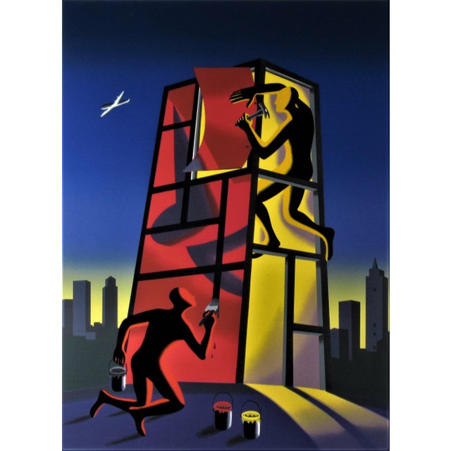 Mark Kostabi, Panic in the Minefield, 2001 | Chairish