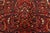 Heriz Rug 8’5” X 10’9” Red Wool Vintage Traditional Hand-Knotted Oriental Carpet For Sale - Image 9 of 15