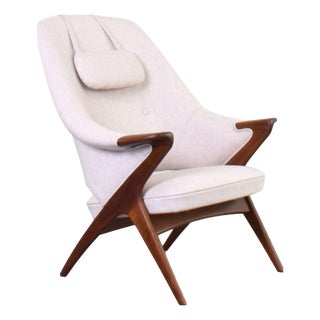 Mid-Century Teak Bravo Lounge Chair by Sigurd Resell for Rastad & Relling, 1957 For Sale