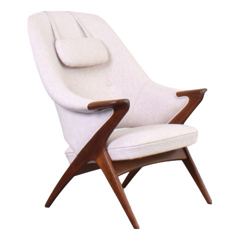 Mid-Century Teak Bravo Lounge Chair by Sigurd Resell for Rastad & Relling, 1957 For Sale