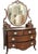 Antique Queen Anne Mahogany Vanity Dresser For Sale - Image 6 of 14