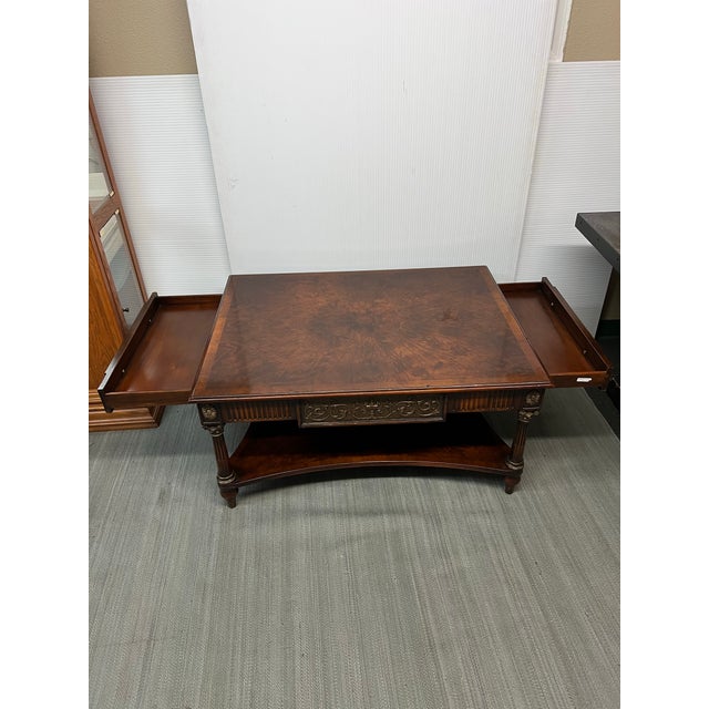 Wood Theodore Alexander Classical Gatherings Coffee Table For Sale - Image 7 of 12