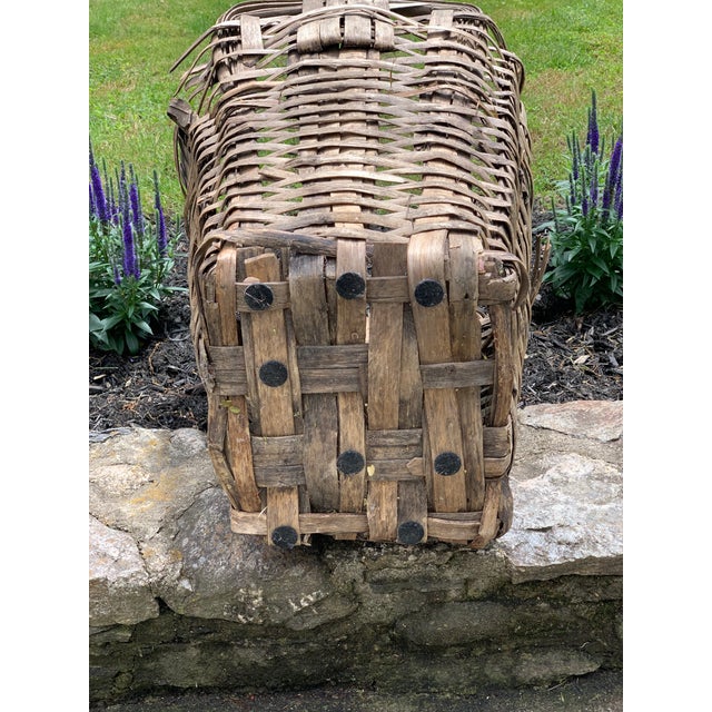 Late 19th Century Late 19th Century Portuguese Grape Harvest Basket For Sale - Image 5 of 6