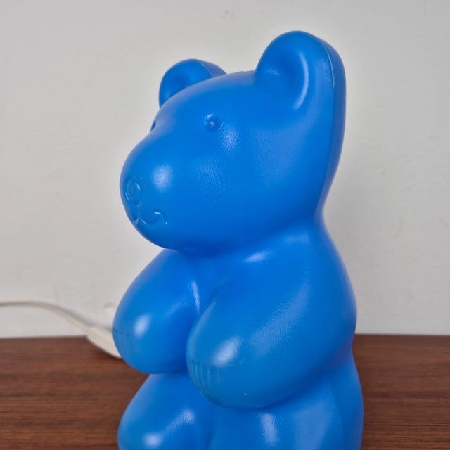 1990s Postmodern Blue Bear Table Lamp, Germany, 1990s For Sale - Image 5 of 8