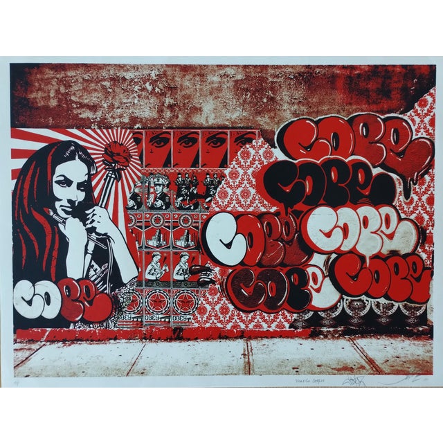 Shepard Fairey (Obey), Obey X Cope2 X Cooper, 2011, Silkscreen Print For Sale
