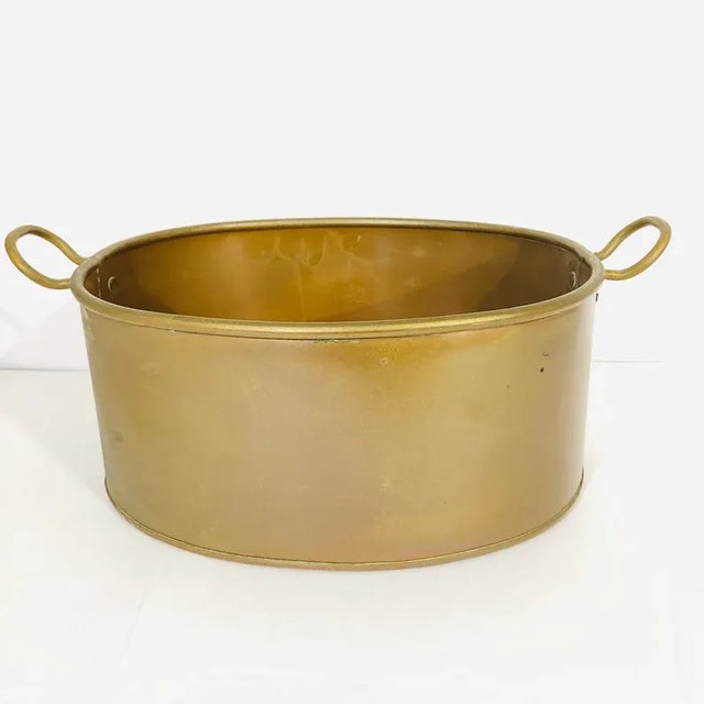 1920s English Brass Preserve Pot For Sale - Image 11 of 11