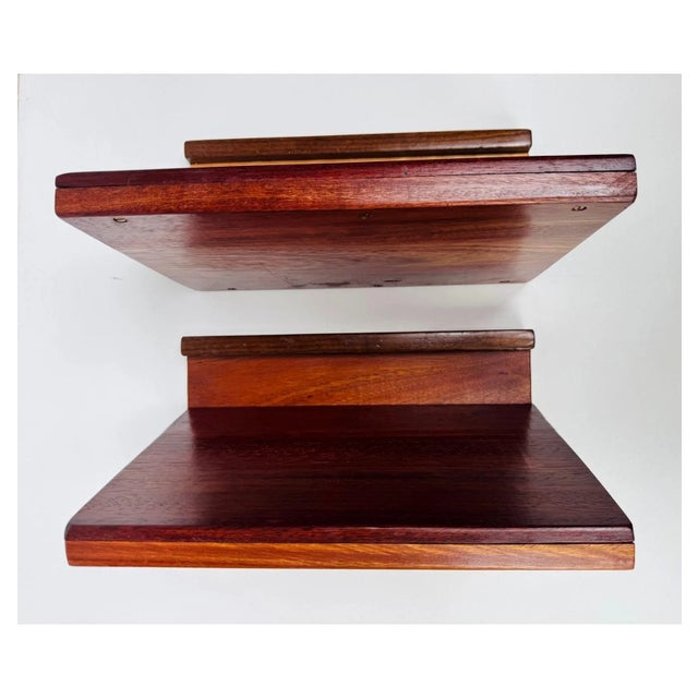 Pair of Handmade Mid Century Wooden Display Easels / Display Stands For Sale - Image 9 of 14