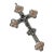 19th Century Italian Micro Mosaic Crucifix House Cross, Vatican Rome For Sale