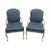 Faux Naturalistic Carved Arm Chairs (A) - a Pair For Sale