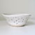 Off-white Handmade White Studio Pottery Decorative Ceramic Colander Berry Bowl For Sale - Image 8 of 12