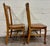 Early 20th Century Antique Mission Arts and Crafts Tiger Oak Dining Chairs - Pair For Sale - Image 5 of 11
