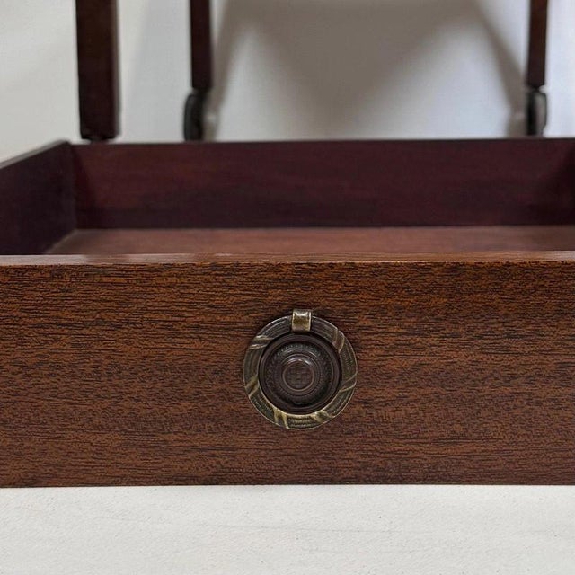 Antique Georgian Mahogany Tea Trolley, 1800s For Sale - Image 12 of 13