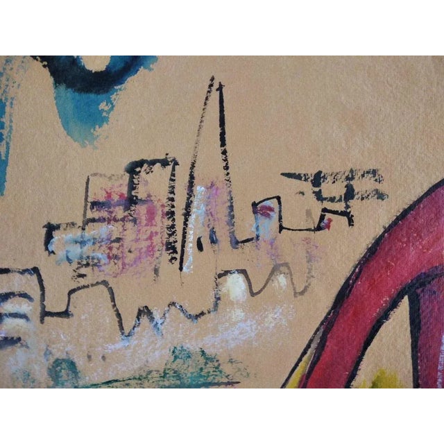 Melchor Zapata, Untitled, 2015, Mixed Media on Paper, Framed, in Flawless conditions. Designed from 2000 This piece has an...