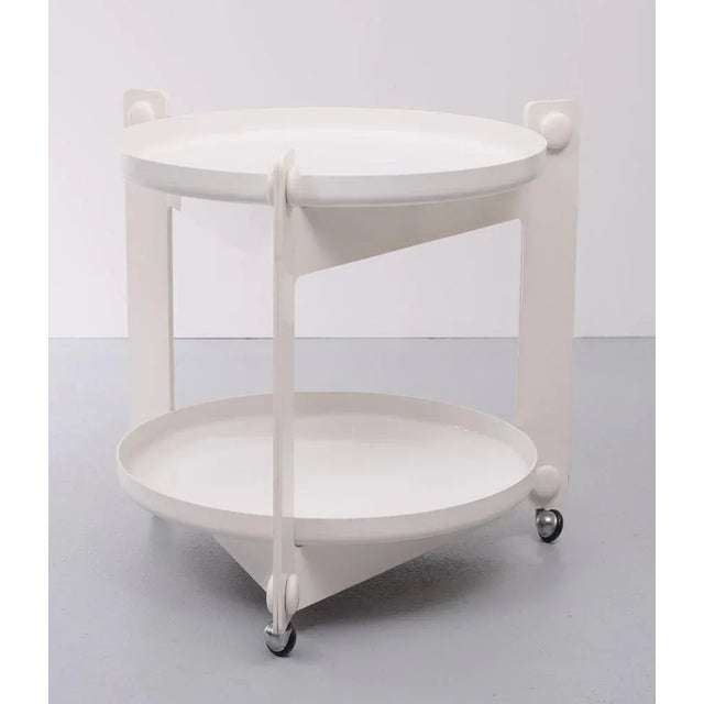 Serving Trolley by Luigi Massoni for Guzzini For Sale - Image 3 of 7