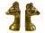 Vintage Brass Rams Head Bookends - A Pair For Sale - Image 4 of 12