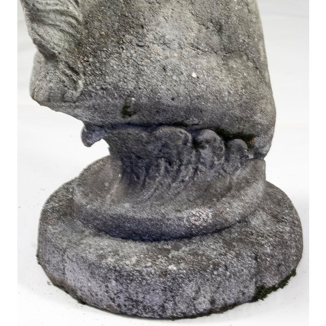 1960s Immense Vintage Cast Cement, Concrete Horse Head Sculpture For Sale - Image 10 of 14