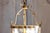Graceful 20th Century French Brass Lantern with Curved Detailing For Sale - Image 10 of 10