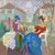 Original oil painting on canvas. Hand signed on front by Isaac Maimon. Artwork size: 30 x 30 inches. Frame size: 34.25 x...