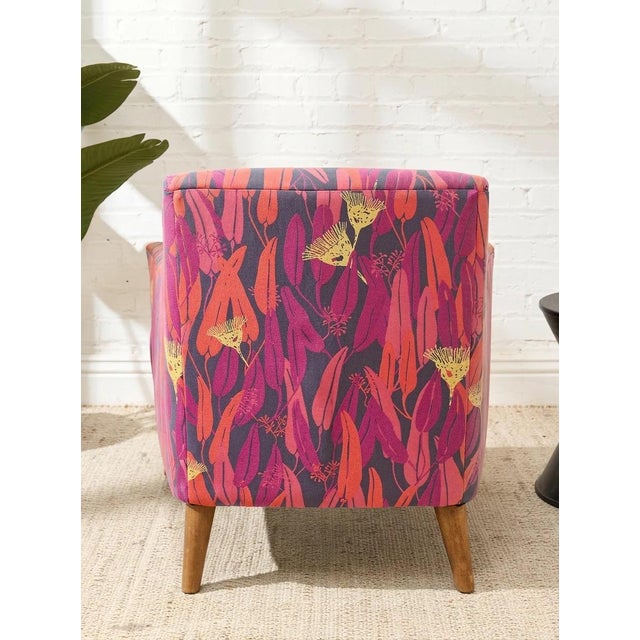 Wood Botanical Accent Chair For Sale - Image 7 of 12