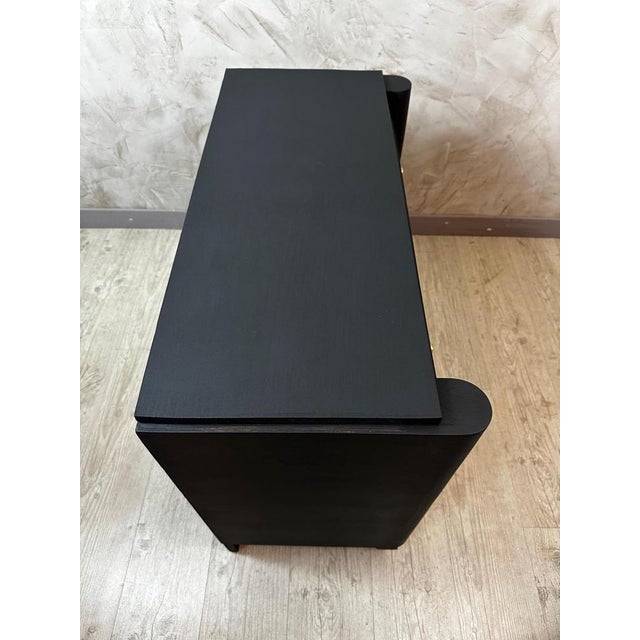 Black Vintage Art Deco Commode, 1930 For Sale - Image 8 of 15