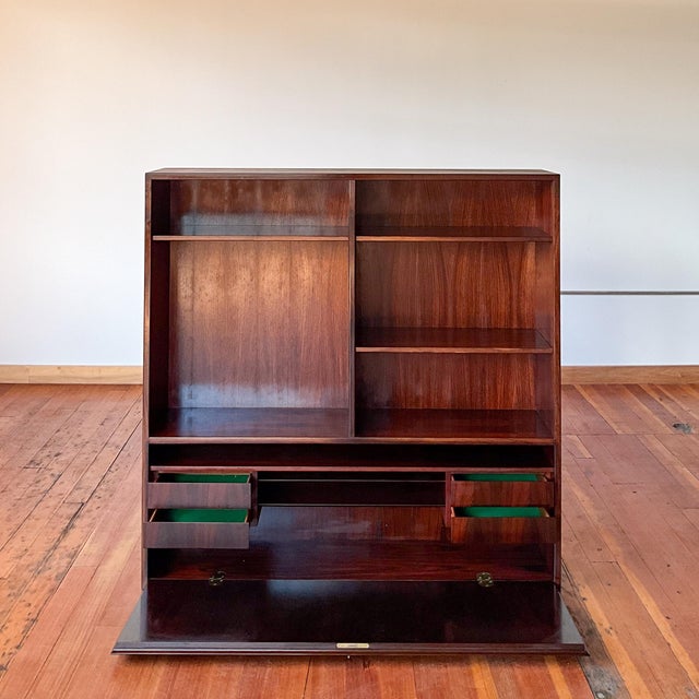 Rosewood Model 9 Display Case From Omann Jun Møbelfabrik, 1960s For Sale - Image 14 of 18