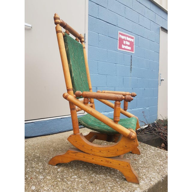 Eastlake Victorian Platform Rocking Chair Chairish