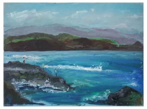 Gran Canaria, Las Palmas, Seascape, In Plein Air, 2010, Canvas