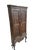 Brown Antique Oak 2 Door Corner Unit With Carved Panels Resting On Cabriole Feet For Sale - Image 8 of 8