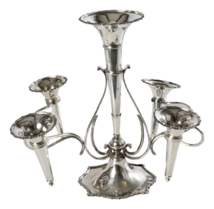 19th Century Victorian Silverplate Epergné