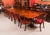 Vintage Triple Pillar Dining Table and Chairs by William Tillman, 1980s, Set of 15 For Sale - Image 14 of 15