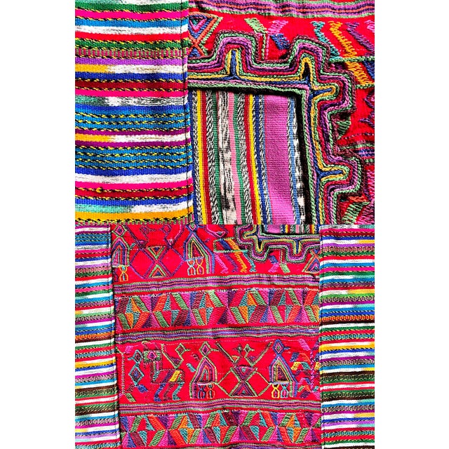 Vintage Patchwork Guatemalan Textile Pillows, a Pair For Sale - Image 11 of 15