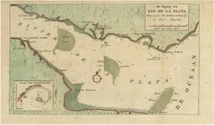 Antique Map of the Rio De La Plata, 1760