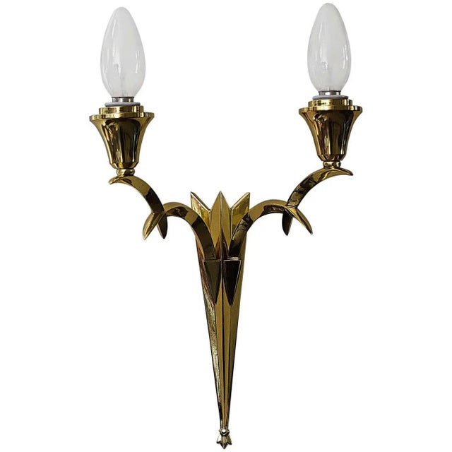 Art Deco Wall Lamp, Vienna, 1920s For Sale - Image 6 of 6