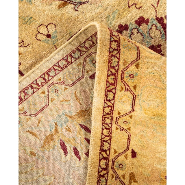 Mogul, One-of-a-Kind Hand-Knotted Area Rug in Green, 8' 1" x 9' 10" For Sale In New York - Image 6 of 8