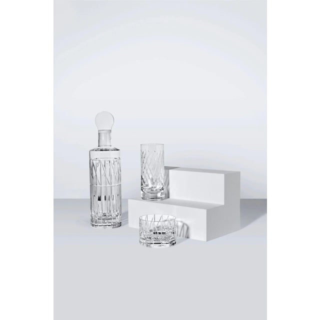 Irish Handmade Crystal No III Short Tumbler by Scholten & Baijings for J. HILL's Standard For Sale - Image 4 of 10