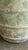 Olive Pair of Mediterranean Barrel Olive Jars - Heavily Patinated Verdigris Terracota For Sale - Image 8 of 14